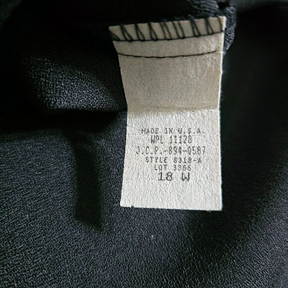 Worthington Woman 90s Side Button Midi Skirt 18W Deadstock Vintage - Picture 12 of 15